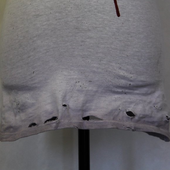 Bat Vampire Handmade Distressed Destroyed Shirt - Picture 4 of 4